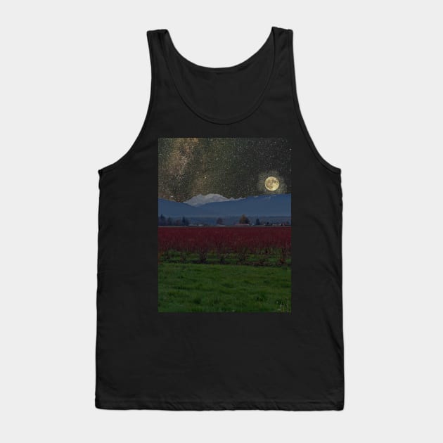 Starry Winter Baker Tank Top by Viking Visual - Lori Svensen